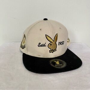 PLAYBOY LIDS Flat Bill Snapback Adjustable Snapback 2023
